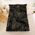 thumbnail image 5 of Homewish Death Skull Months Bed Sheets,Bohemian Damask Full Size Sheets,Halloween Bed Set,4pcs,1 Flat Sheet, 1 Fitted Sheet and 2 Pillowcases, 5 of 6