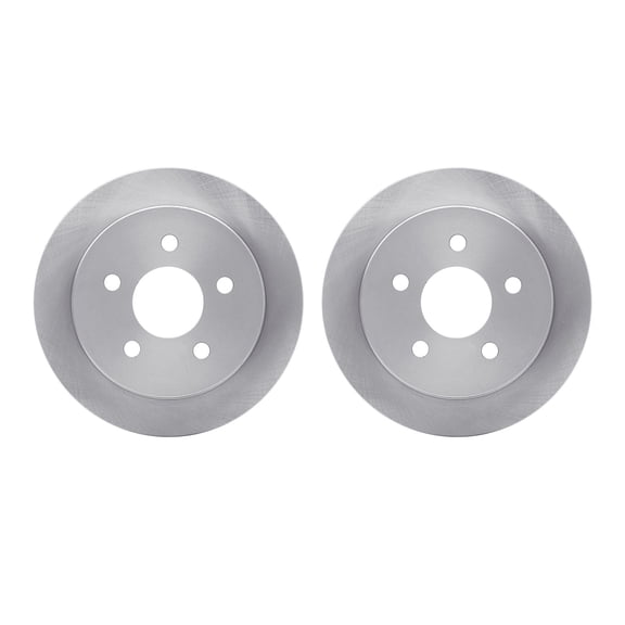 Dynamic Friction Company Rear Brake Rotors 6002-52012