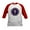 Red/White, variant on CafePress - Armenian Heart Mandala Kids Baseball Jersey - Kids Cotton Baseball Jersey, 3/4 Sleeve Shirt