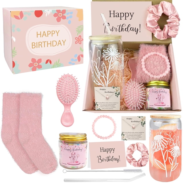 PPXMEEUDC - Juego de 10 piezas de regalo de cumpleaños para adolescentes, niñas, adolescentes, canastas para su amiga, hija, hermana, sobrina, nieta y mujeres
