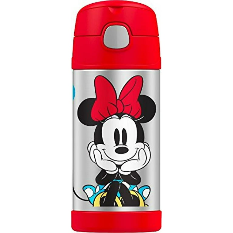 Thermos 12 oz Funtainer Insulated Stainless Steel Straw Bottle, Mickey Mouse  - Parents' Favorite