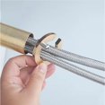 thumbnail image 4 of PinesC 2 Sets Faucets Lock Washer Repair Nut Anti-Loosing Kitchen Bathroom Sink Water Faucet Pipe Lock Nut Gasket C-Shaped Opening Nut Fastening Accessory Kit, 4 of 5