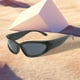 thumbnail image 1 of Gafas de sol deportivas Macarena estilo retro para mujer y hombre Negro, 1 of 8