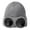 Grey, variant on Glasses Knitted Hat Unisex Bomber Hat Solid Color Elastic Soft Warm Anti Slip Regular Fit Ear Windproof Decorative Winter Beanie Headwear