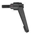 thumbnail image 3 of Uxcell Handle Adjustable Clamping Lever Threaded Push Button Ratchet Male Threaded Stud M8x20mm, 3 of 6