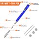 thumbnail image 2 of Bolígrafo Herramienta Multifuncional SAPGIF 9 en 1 con Luz LED y Stylus, 2 of 7