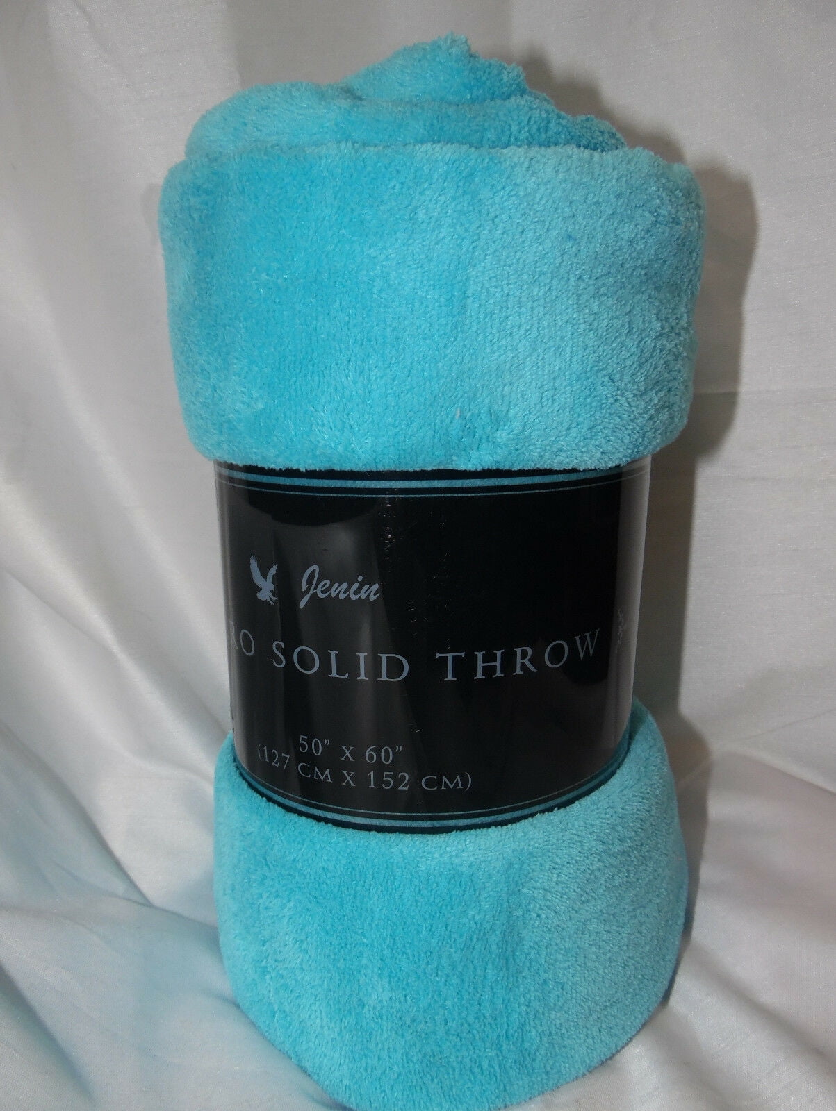 50x60, Turquoise Decotex Warm & Cozy Super Soft Plush Solid Fleece Throw Blanket 