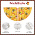 thumbnail image 5 of Kll Honeycombs Christmas Tree Skirt 48",Party Decorations Farmhouse For Christmas Decorations Holiday Party, 5 of 8