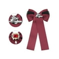 thumbnail image 3 of INSPIRE CHIC Women's Bow Brooch Bowknot Costume Elegant Bow Tie with Beads Talla Única Rojo, 3 of 4