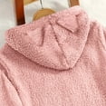 thumbnail image 6 of biudgviw Hoodies for Women Loose Fleece Winter Thermal Hooded Sweatshirt Casual Comfy Long Sleeve Cat Ear Pullover Tops with Pockets, 6 of 7