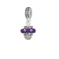 thumbnail image 1 of Crystal Purple Spinner - Wonder Woman Charm Bead, 1 of 1