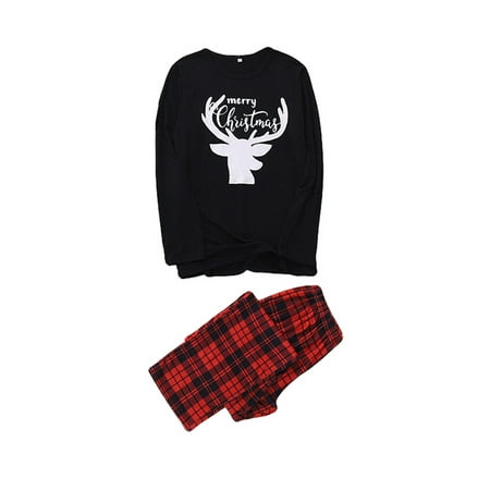 

Hirigin Christmas Family Wear Cotton Family European American Pajamas Baby Boy and Girls Men Women