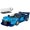 SKU02001Bugatti, variant on Building MOC Building Blocks Supercar Racing Models