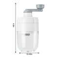 thumbnail image 3 of Hgallory Manual Shaved Ice Maker for Kitchen, Plastic Hand-Crank Rotating Ice Shaver, Portable Crushed Ice Machine for Smoothie, Summer Supplies, 4.9"x4.9"x10.4", 1 Pack, Blue, 3 of 9