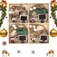 thumbnail image 2 of De Colgantes Colgantes De Madera Para Navidad, Adornos De Coche De Alce De Madera Para Decoración Navideña Diy 12 Uds. Advancent HA045216-02, 2 of 6