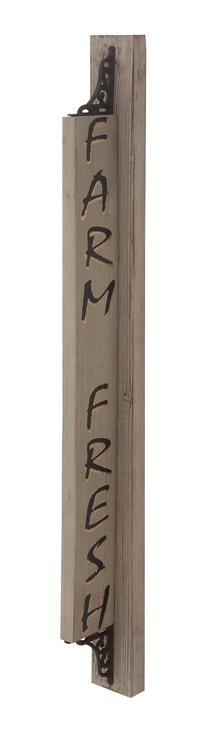 DecMode Farmhouse 35 x 3 inch distressed wall sign
