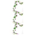 thumbnail image 1 of stanreset 2Pcs Artficial Rose Rattan Hanging Vine Fake Plant Home Wedding Party Decor purple 3Set, 1 of 6