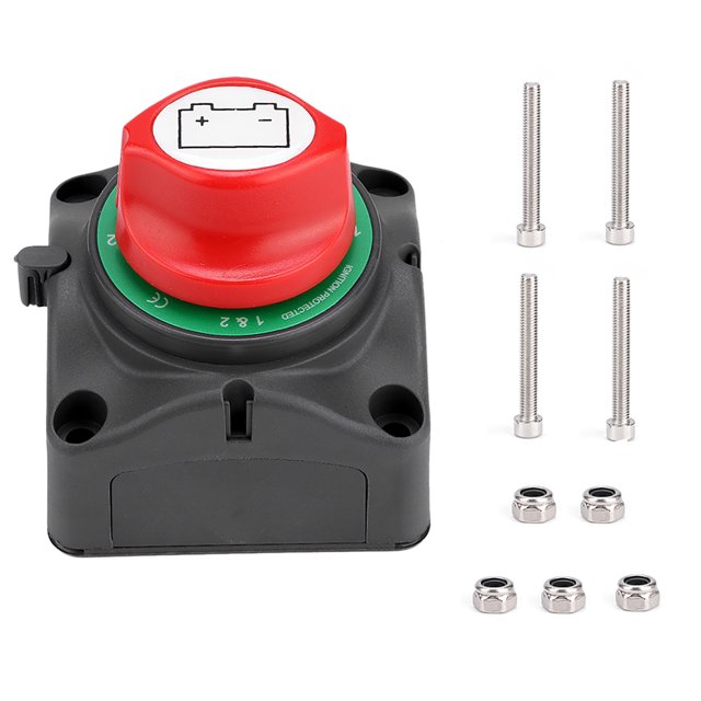 Interruptor de apagado de tres velocidades de alta corriente, aislador de desconexión, interruptor de batería para RV