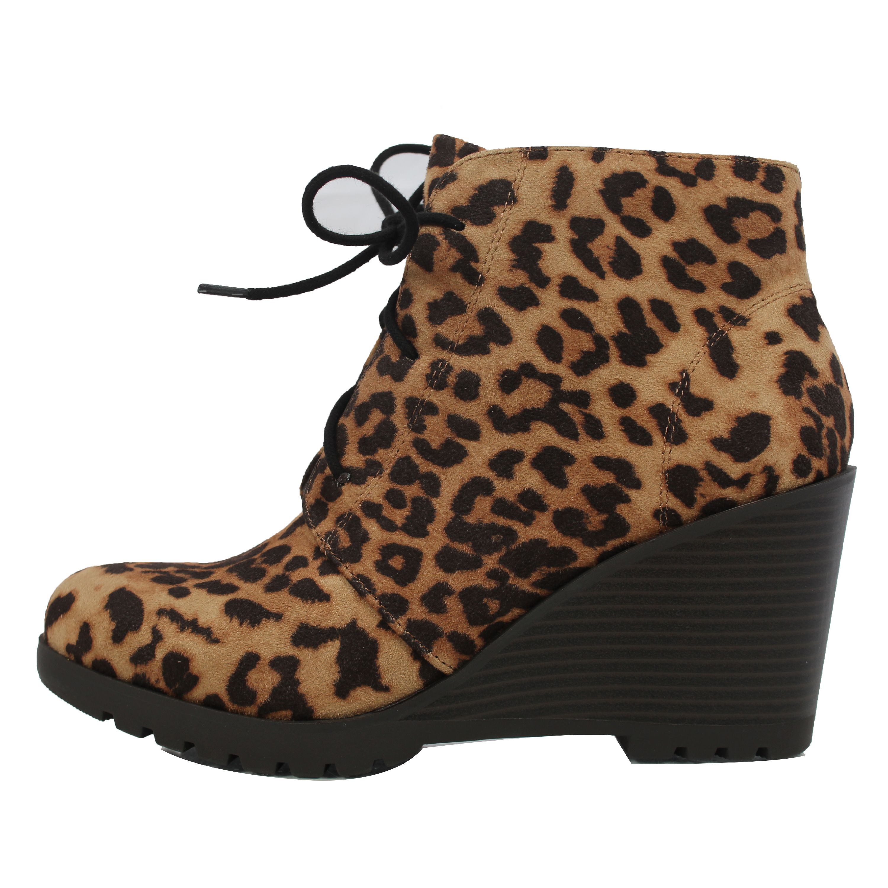 leopard ankle boots size 11