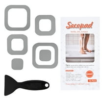 Secopad Non-Slip Bathtub Stickers, 72 PCS Safety Bathroom Tubs Showers Treads Adhesive Decals Scraper