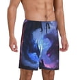 thumbnail image 2 of Fotbe Red And Blue Fire Dragon Pajama Shorts for Men, Men's Pajama Bottoms, Sleepwear,Short Pajama Pants-XX-Large, 2 of 9