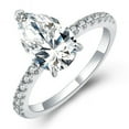 Blink Jewel Engagement Stacking Ring for Women's 1.9 Ct Lab Diamond