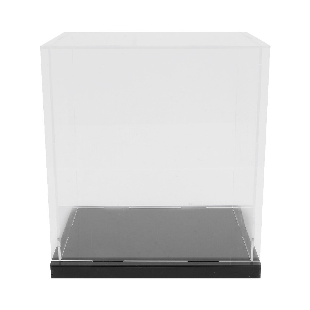 NUOLUX Clear Acrylic Display Case Assemble Countertop Box Cube