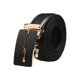 thumbnail image 1 of CINTURÓN DE CUERO DE NEGOCIO PARA HOMBRE CON HEBILLA AUTOMÁTICA INSPIRADA CHIC Negro-Curva 53 1/8-55 7/8, 1 of 6