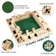 thumbnail image 3 of Juego Shut The Box AMEROUS para 4 jugadores con 12 dados para toda la familia, 3 of 7