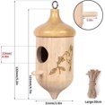 thumbnail image 3 of Hummingbird House,wooden Hummingbird Houses For Outside For Nesting, Gardening Gifts Home Decoration,3 Pack, 3 of 4