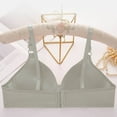 thumbnail image 4 of EaskTriop Bras Women's B-Cup Solid Color Ribbed Pattern Back-Closure Adjustable Straps Lightweight Breathable Comfortable Wire-Free Bra, 4 of 6