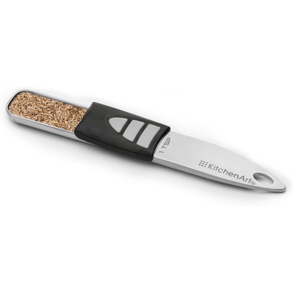 KitchenArt Stainless Steel Pro Adjust-A-Teaspoon, Adjustable Teaspoon