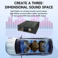 thumbnail image 3 of Fauful Car Digital Audio Processor With 2 Microphone Dsp Amplifier With 16 Pin Wiring Harness, 3 of 5