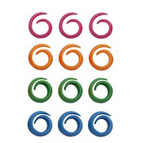 FRCOLOR Silicone Thread Spool Huggers for Knitting Assorted Color Keeps Threads Organized and Neat Fits Standard Sewing Machine