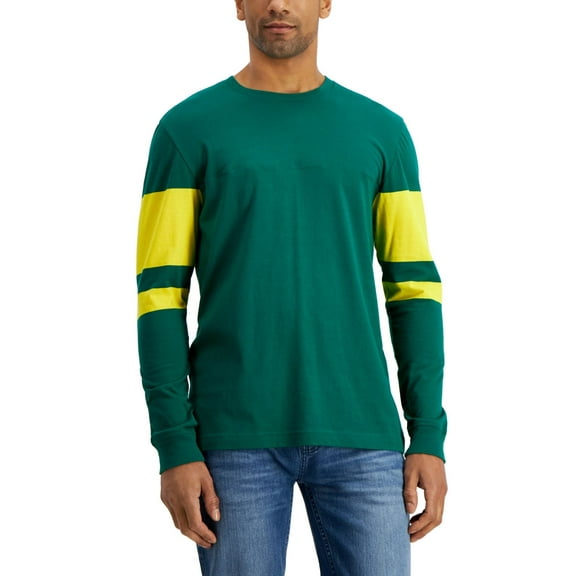 Club Room Men’s Football T-Shirt, Green, X-Large