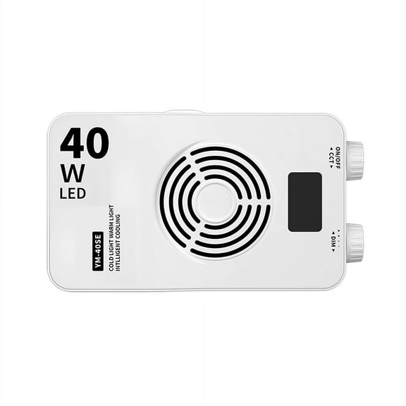 40W Video Light Panel, Portable LED Camera Light, Pocket-Sized for Photography & Vlog