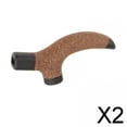 thumbnail image 1 of 2 empuñaduras para bastón de senderismo, resistentes, para bastón de 18 mm, 13,5 cm (5,31 pulgadas) 2 piezas, 1 of 8