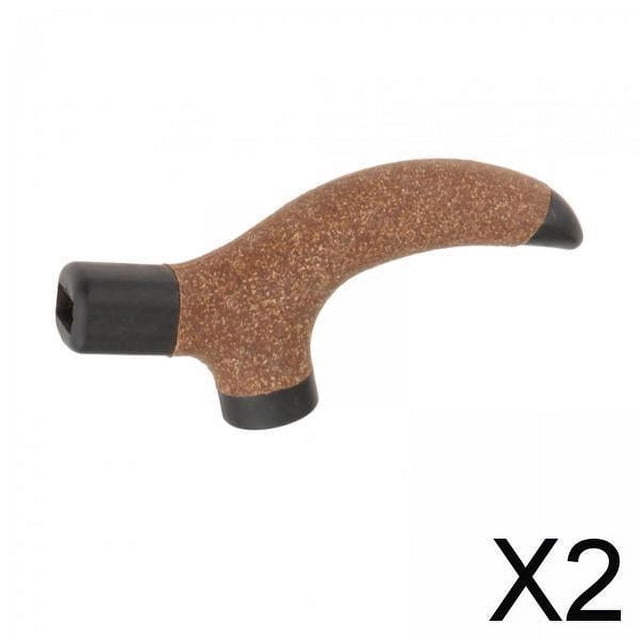 2 empuñaduras para bastón de senderismo, resistentes, para bastón de 18 mm, 13,5 cm (5,31 pulgadas) 2 piezas
