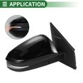 thumbnail image 3 of Reemplazo del espejo lateral derecho Unique Bargains para Toyota RAV4 2013-2015 No.8791042B80/879100R080C0 Ajuste de espejo eléctrico negro brillante, 3 of 7