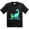 thumbnail image 3 of Inktastic Sister-saurus Cute Brontosaurus Family Youth T-Shirt, 3 of 5