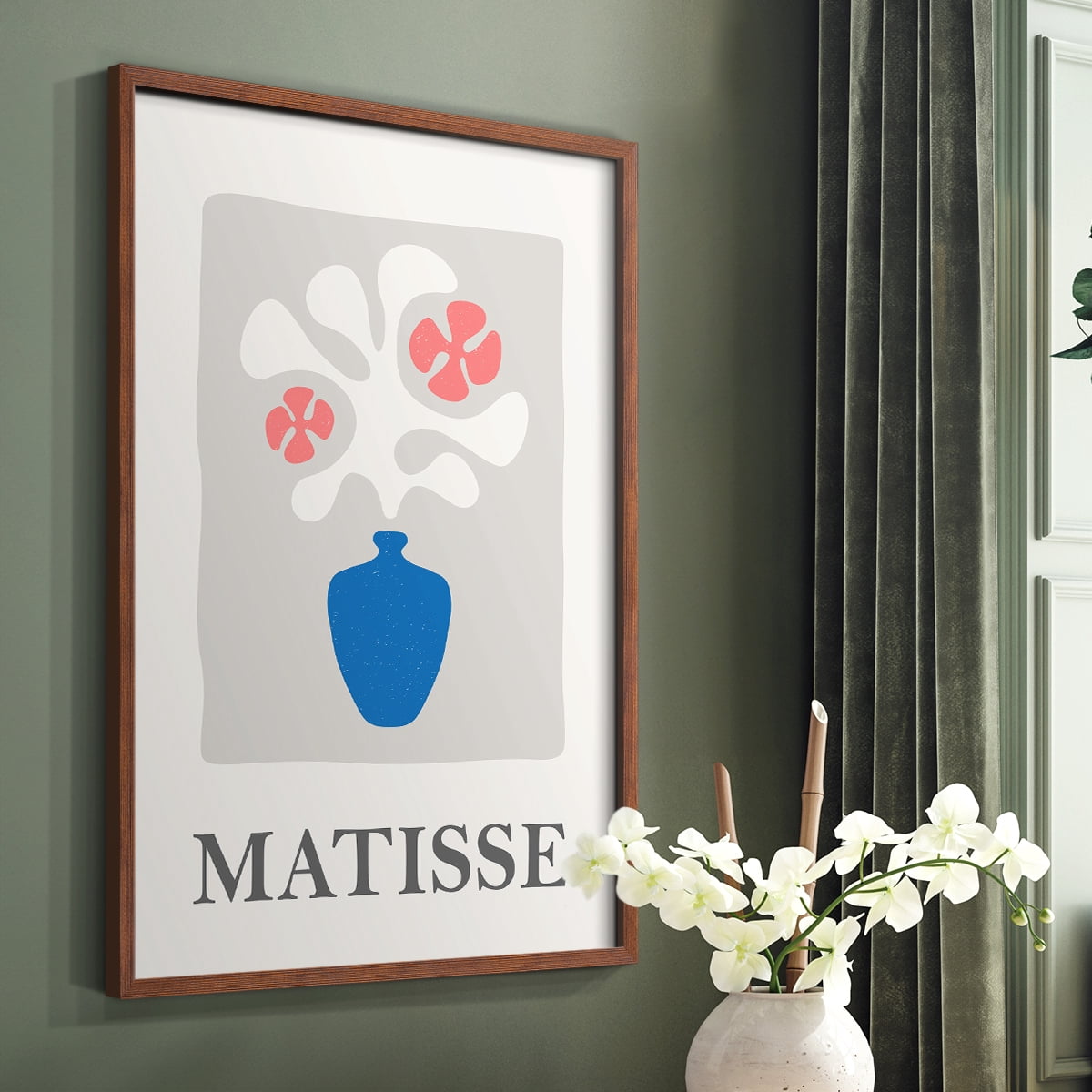 Matisse CCLXXIII in Solid Wood 11 x 14 Framed Print