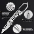 thumbnail image 4 of 10PCS Stainless Steel Folding Knife Craft Carving Knife Unique Kitchen Gadgets Handmade Fruit Knife for Craft Enthusiasts Sharp Pocket Knife Kitchen Accessories Handcrafted Engraving Tool Carving Set, 4 of 9