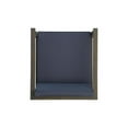 thumbnail image 5 of Noble House Sunview Outdoor Rustic Recliner Rocking Chair w/ Table Teak, 5 of 16