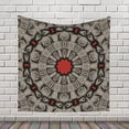 thumbnail image 4 of YFYANG Retro Mysterious Symbolic Pattern Tapestry, Bedroom Dormitory Living Room Decoration Tapestrys Wall Hanging , 59 x 59 in, 4 of 9