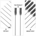 thumbnail image 2 of MasteelfCA 6pcs Stainless Steel Pipe Tube Sweep Cleaning Tool Chimney Cleaning Brush, 2 of 7