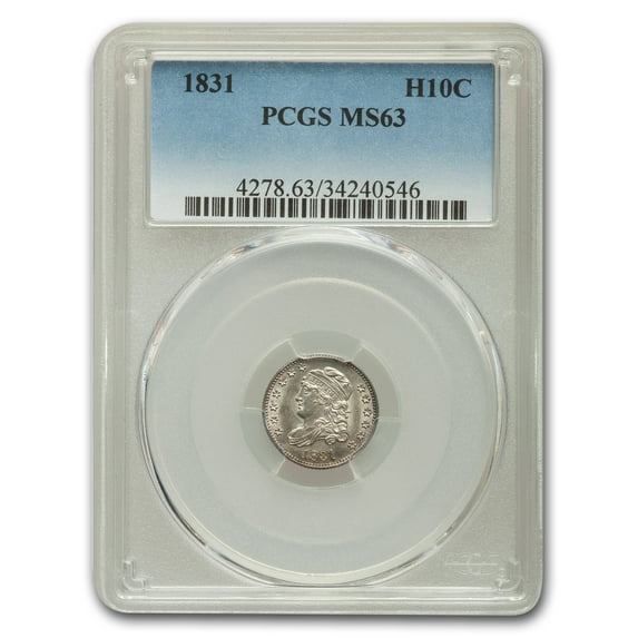1831 Capped Bust Half Dime MS-63 PCGS