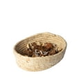 thumbnail image 5 of Handcrafted Round Corn Husk Wicker Weaved Basket Home Décor Versatile Storage Solution for Living Room, Pantry, and More Ideal for Toy Storage, Gift and Baby Nursery Decor (Medium), 5 of 11