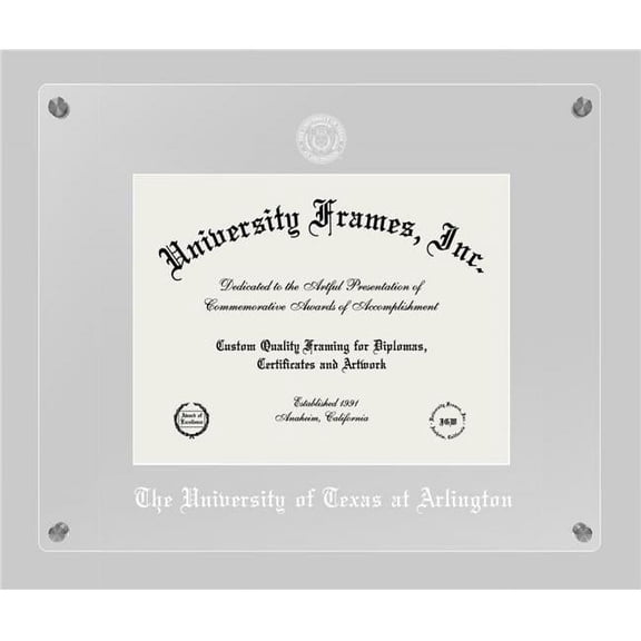 Campus Images TX946LCC1411 University of Texas at Arlington Lucent Clear-Over-Clear Diploma Frame
