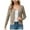 Khaki, variant on idosla Women's Long Sleeve V-Neck Button Down Cardigan Knit Shrugs Sweater (Khaki, XL)