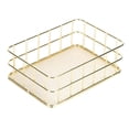 thumbnail image 4 of Storage Basket, Beautiful Plating Process Stable And Durable Desktop Basket, Household Supplies, For Living Room Desktop Small Size, 4 of 8